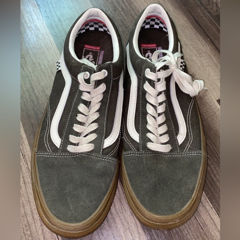 army green vans
